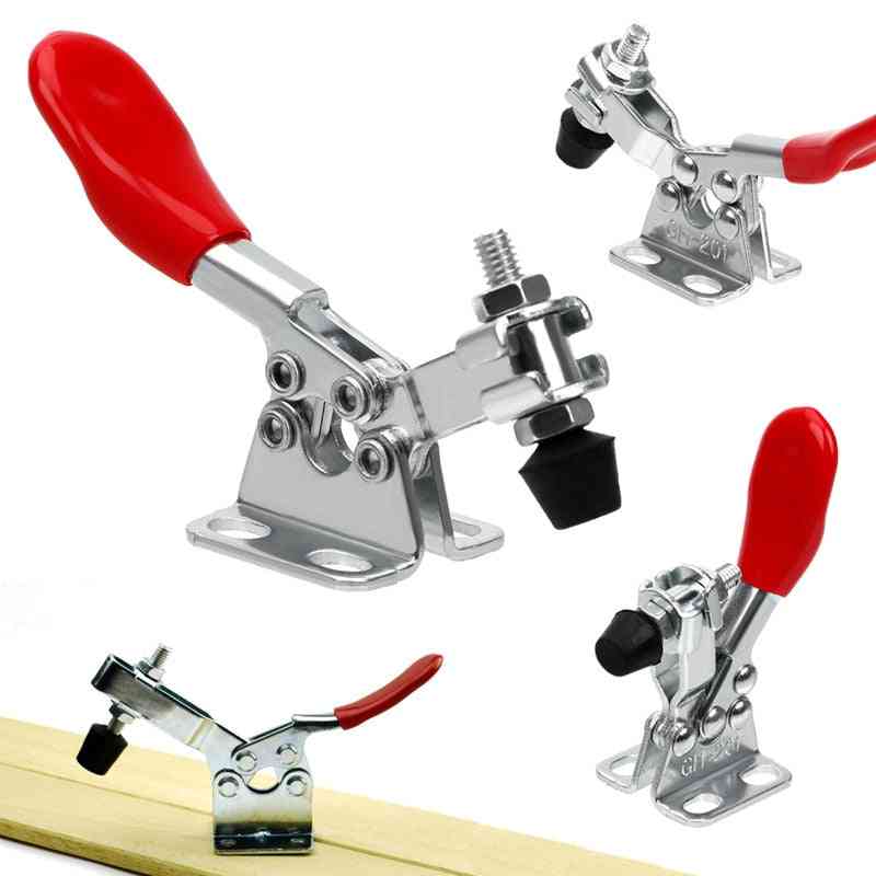 Horizontal Toggle Joiner's Clamp For Wood Working (gh-201b 100kg)