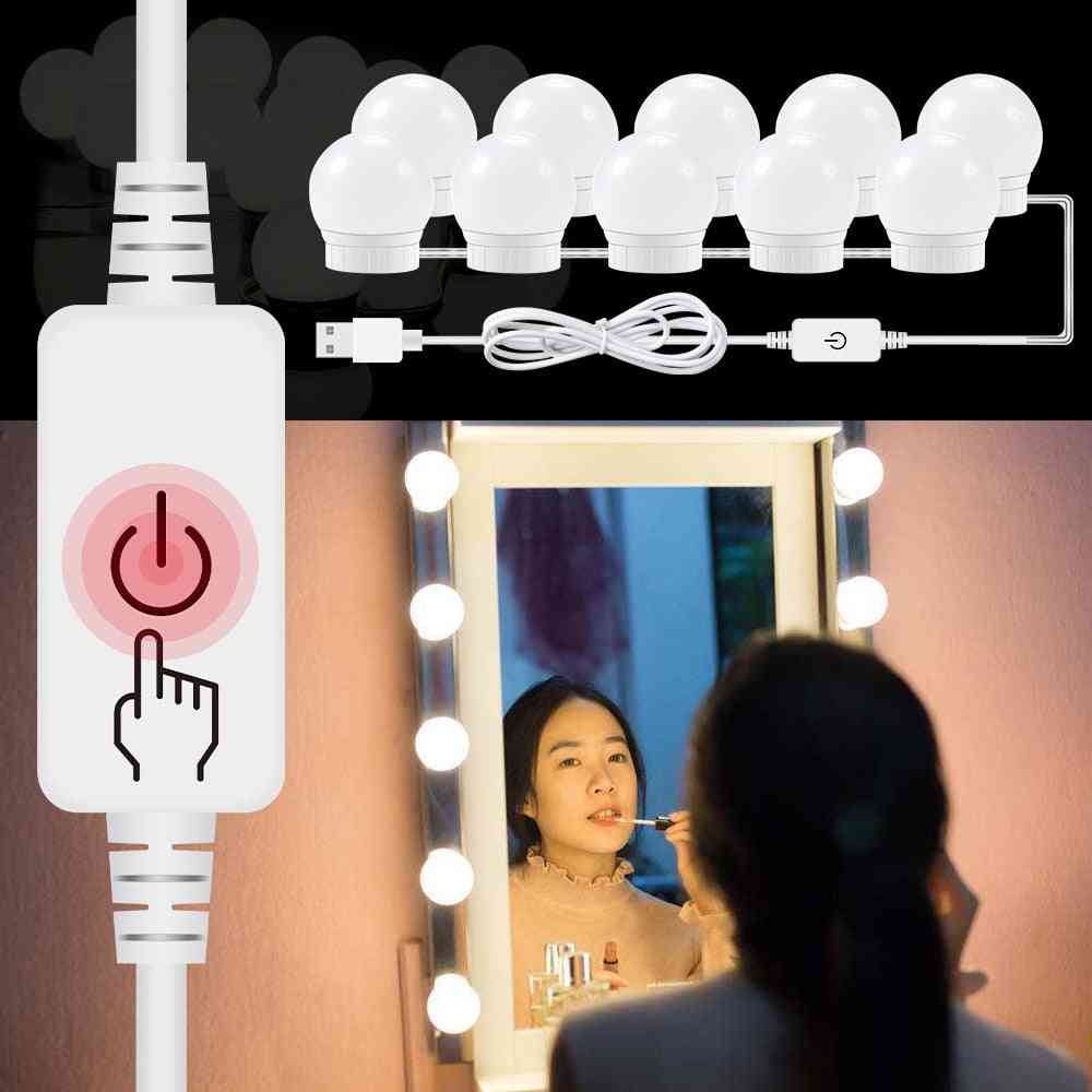 Hollywood Style Led Bulbs - Vanity Makeup Dressing Table Dimmable Mirror Lights