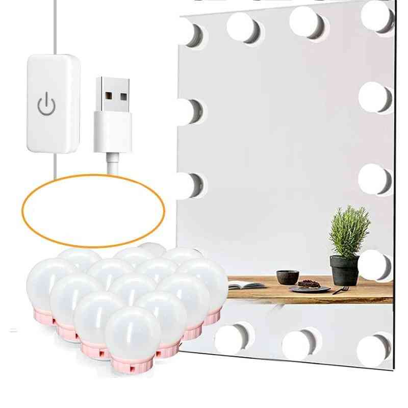 Led Professional Makeup Mirror Light Full Backlit With 6/10/14bulbs Hollywood Vanity