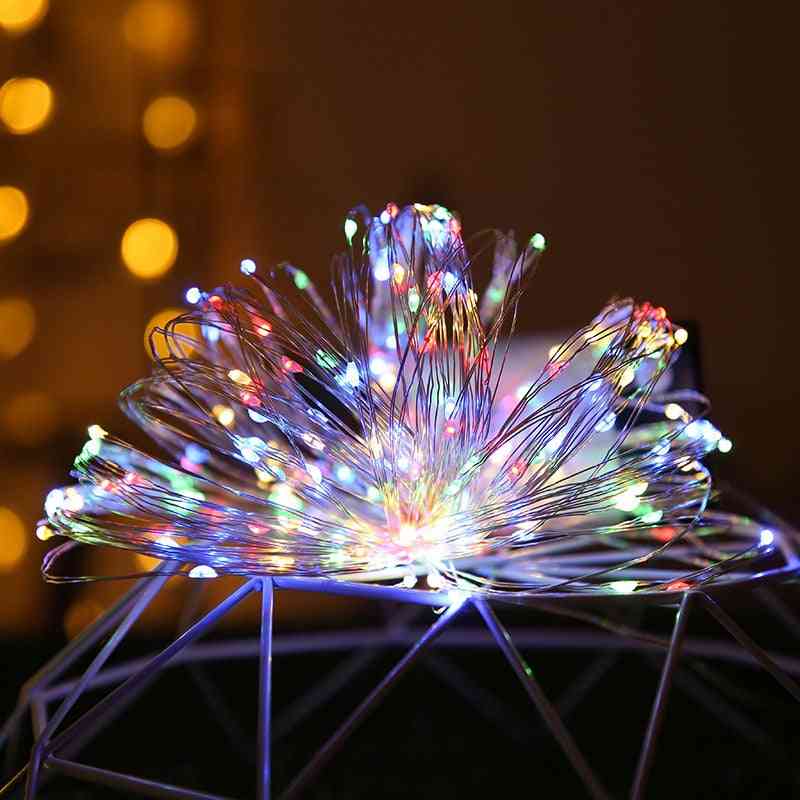 Copper Wire Led String Lights - Holiday Lighting Fairy Garland