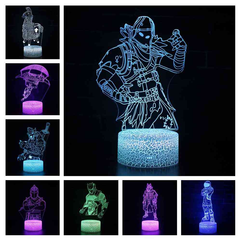 3d Stereoscopic Visual Pattern And Lighting Effects-led Night Lamp
