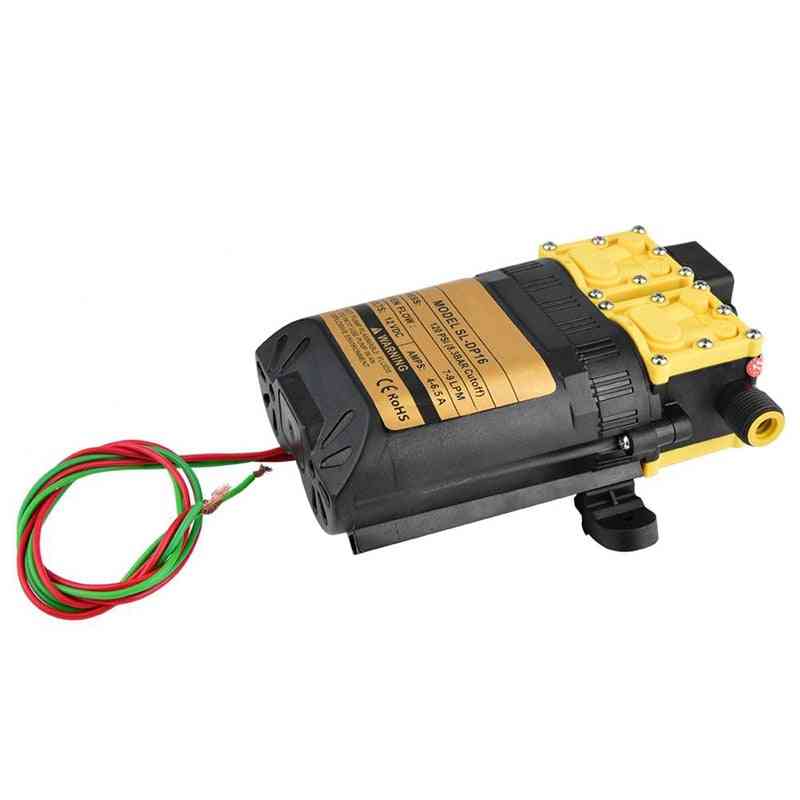 12v High Pressure Agricultural Electric Water Pump Water Sprayer Pump- Mini Motor Water Pump With Adapter
