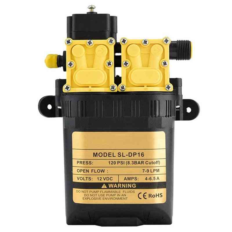 Bomba de água elétrica agrícola 12v de alta pressão bomba pulverizadora de água - mini bomba de água motorizada com adaptador -