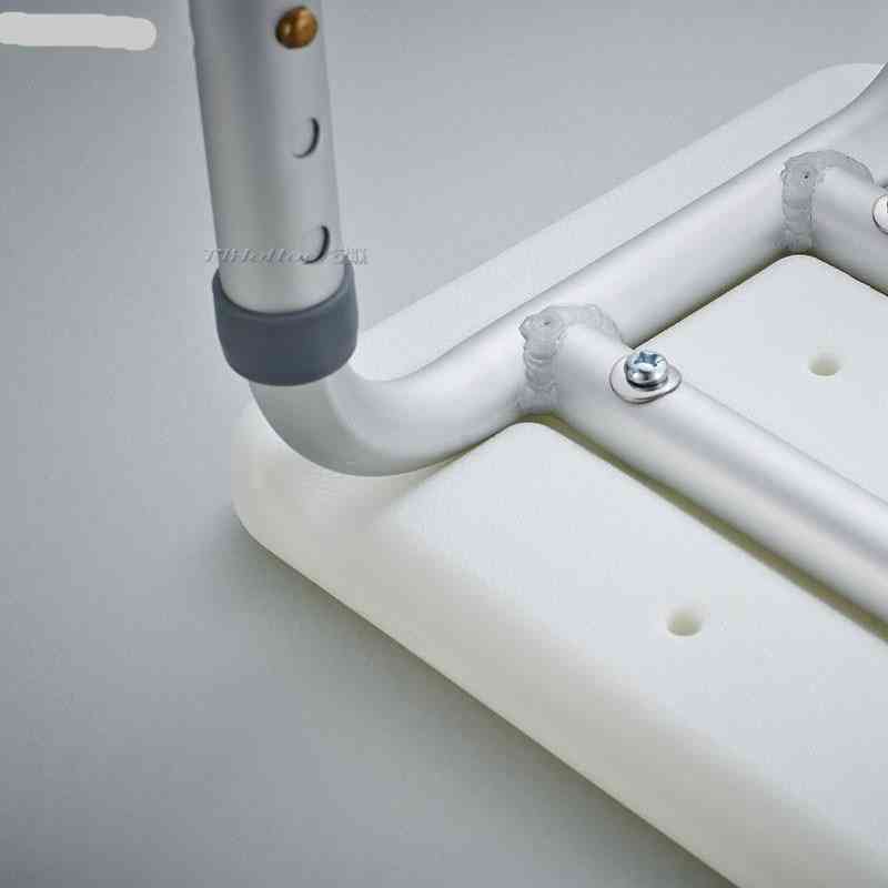 Yj-2054 scaun pentru picioare de duș de baie, ușor cu picioare antiderapante scaun de siguranță pentru baie (argint 1buc)