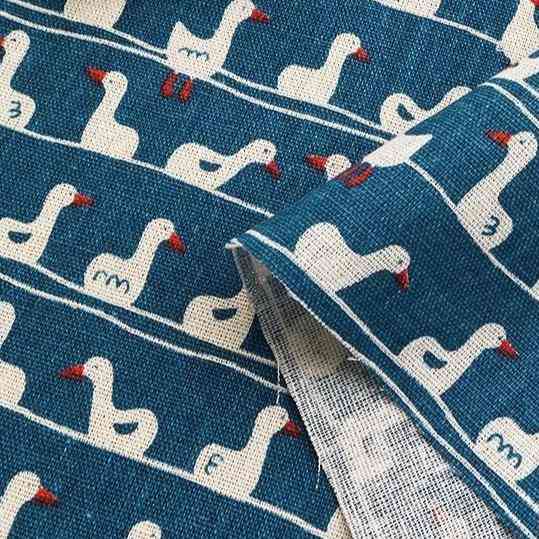 Cotton Printed Diy Tablecloth, Quilting And Sewing Linen Fabric Material - Set 10