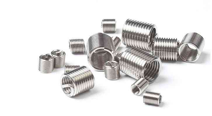 50pcs Of  304 Stainless Steel Wire Thread Insert-m6 Screw