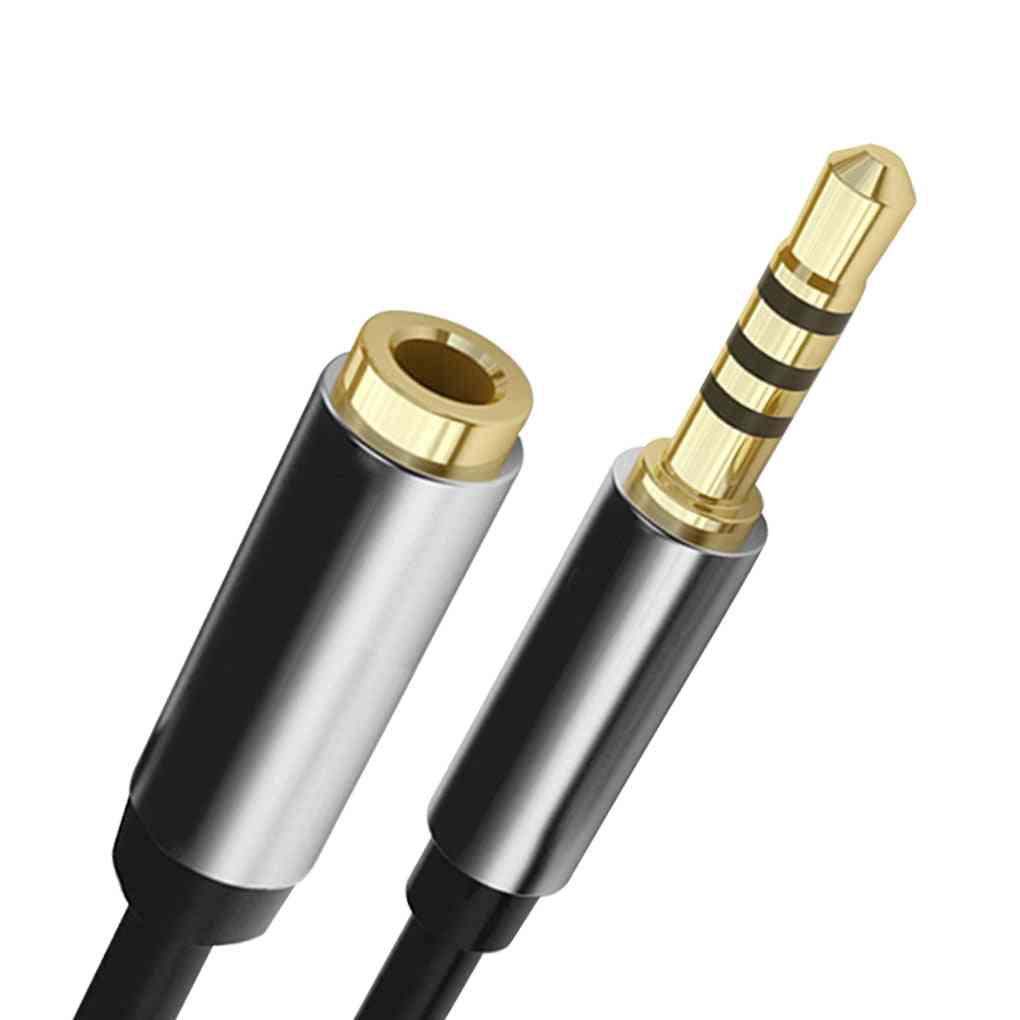 Audio Extension Male To Female Stereo Headphone Extension Cable Aux Cord Gold-plated