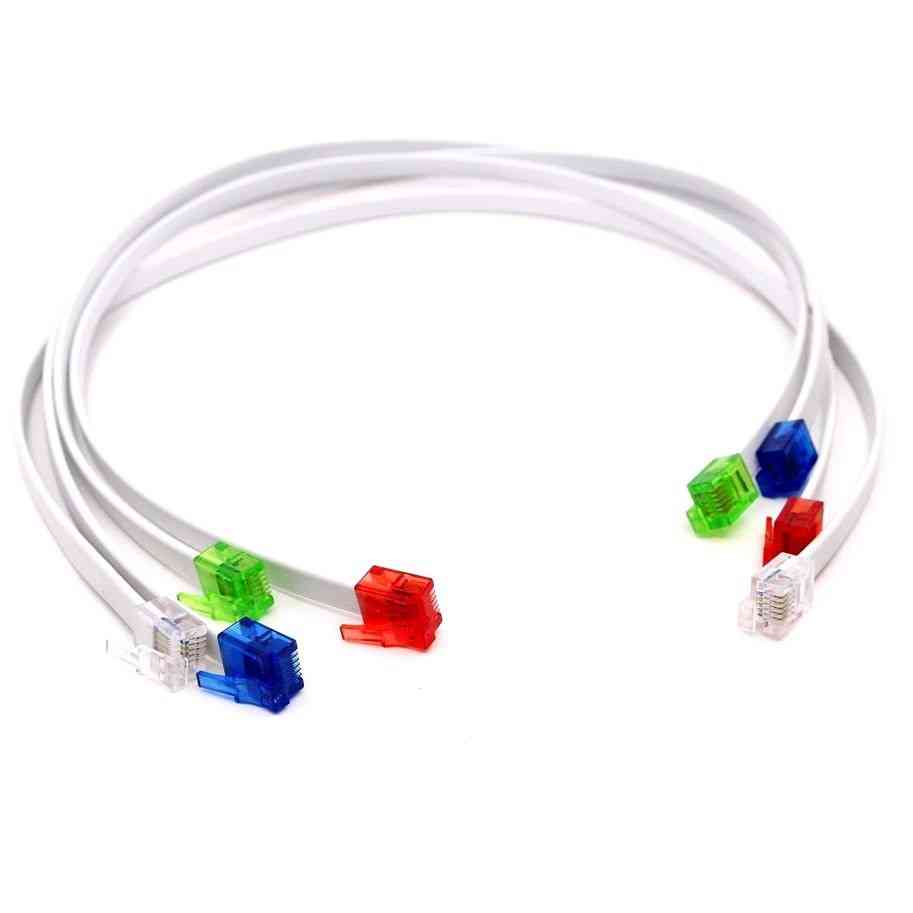 Diy core jumper cable conector colorido enchufe nxt ev3 robot toy data - red head / 20cm
