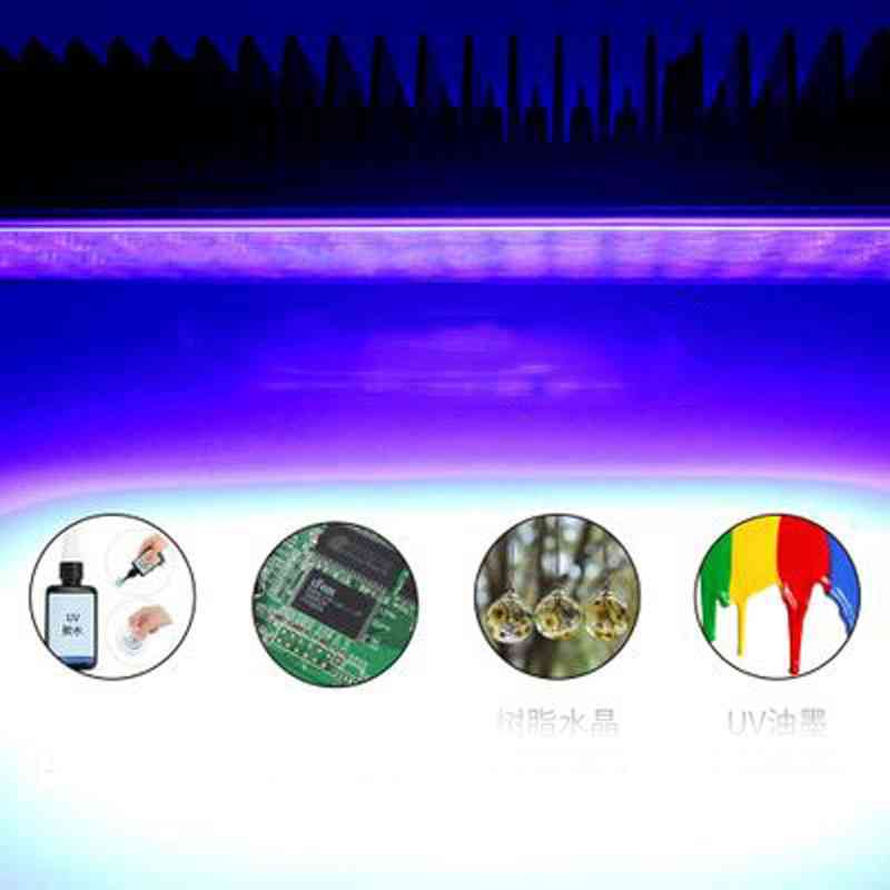 500W bærbar UV hærdningslampe blæklak maling klæbende hurtiglys lampe - 365 nm