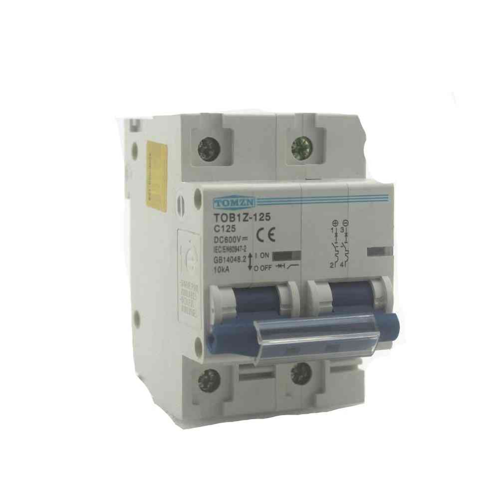 2p, 125a Dc 600v - Circuit Breaker For Pv System
