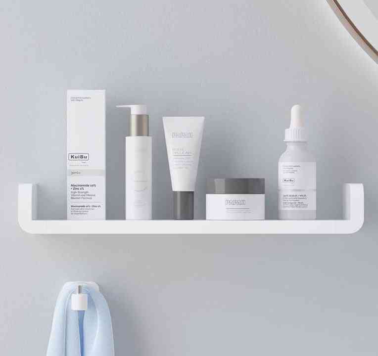 Lagerregal Regal für Bad und Küche Gewürz Schmutzregal Dusche - Wand selbstklebend weiß - klein