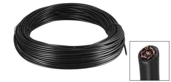 Uxcell rf cable coaxial rg174 extensión de antena 50 ohmios 33,50, 98, 100, 164 pies para interior / exterior - 33 pies