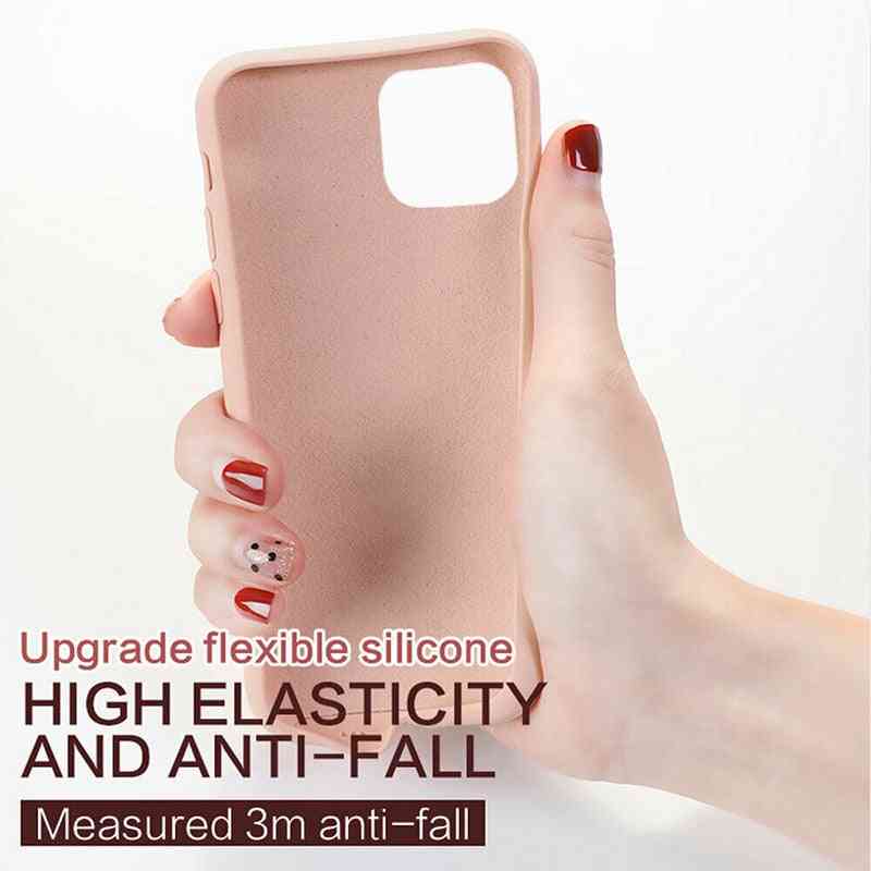 Soft Flexible, Ultra Thin And Shock Proof Silicone Back Cover For Apple Iphone