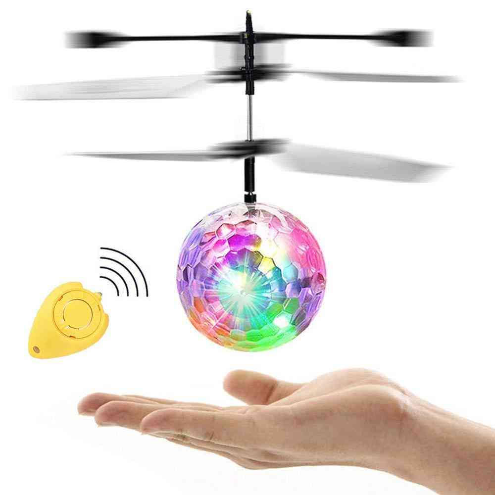 Mini Ir Sensing Rc Helicopter - Aircraft Flying Ball Shinning Led Toy
