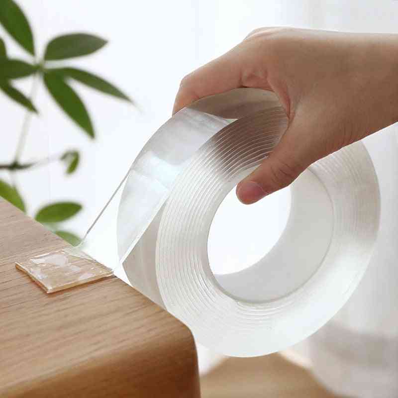 Transparent, No Trace, Reusable, Waterproof - Double Sided, Nano Adhesive Tape