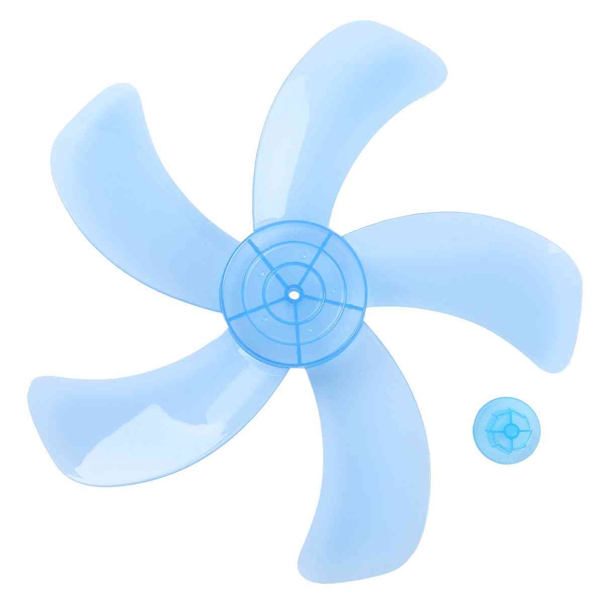 Household Fan Blade Three/five Leave Plastic Impellor With Nut Cover