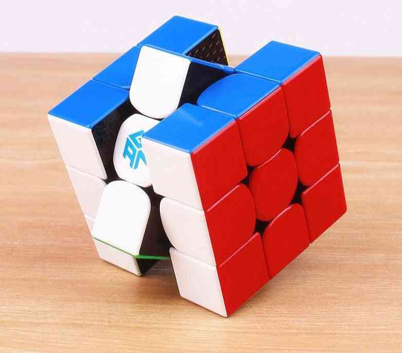 3x3x3 magic speed cube stickerless - rompecabezas profesional 356r, juguete educativo en forma de cubo para niños -