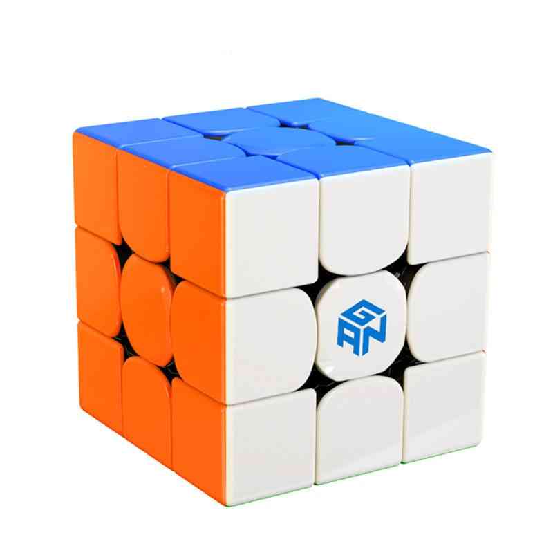 Cubo de velocidade mágica 3x3x3 sem adesivo - quebra-cabeça 356r profissional, brinquedo cubo educacional para crianças -
