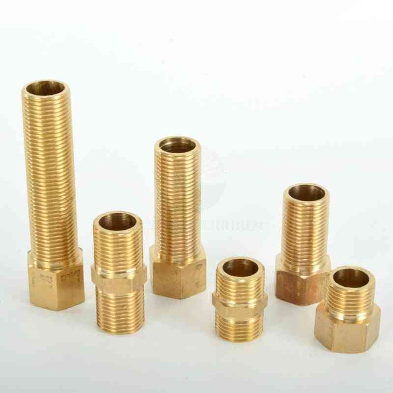 Dn15 Lengthen Brass Material, Male Double Nipple Pipe