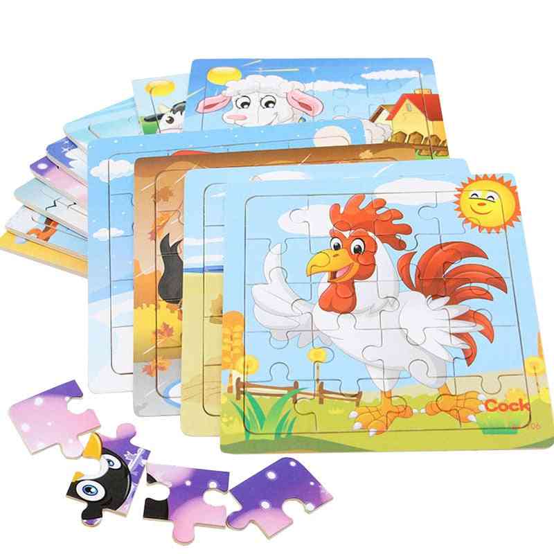 Slice Wooden Puzzles - Educational Learning Toy For
