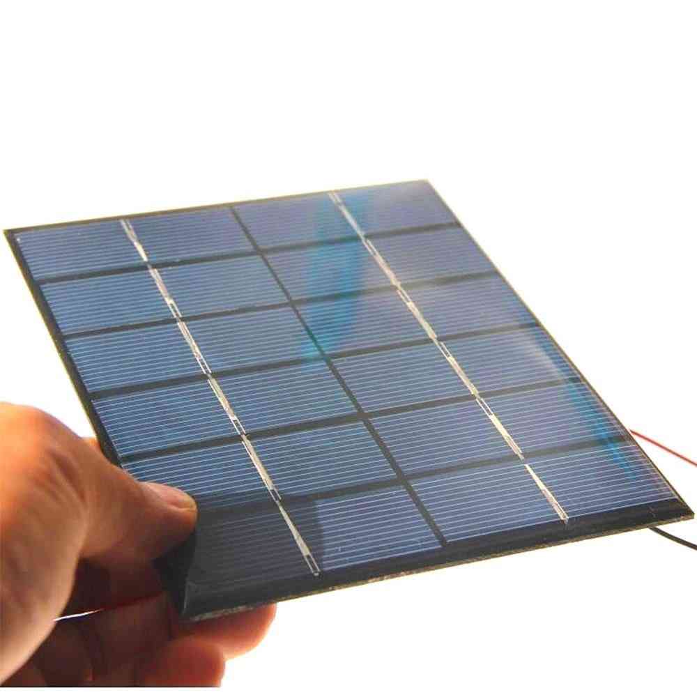 6v 3.5w Portable Solar Panel Battery Charger With Usb Port