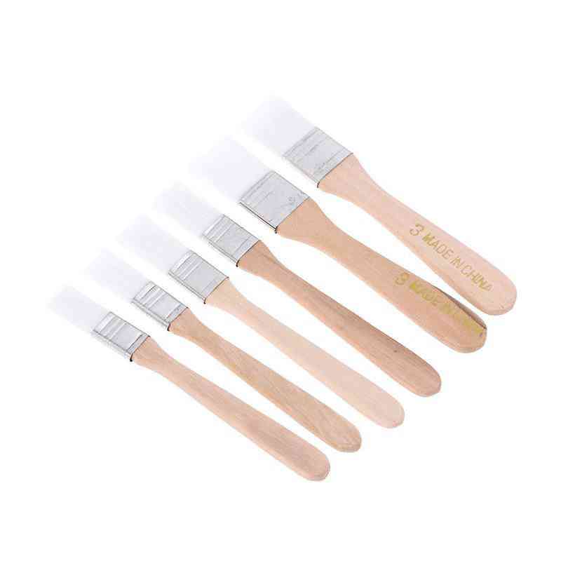 Wooden Handle, Nylon Thickened Painting Brushes