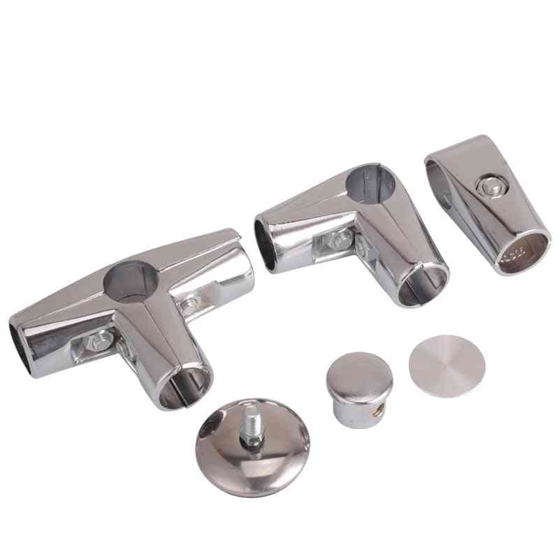 Stainless Steel Pipe Connector Fixed Parts, For Rack Joint