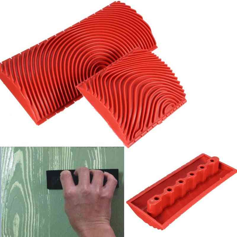 Wood Graining Rubber For Painting Effects, Wall Decoration Tools