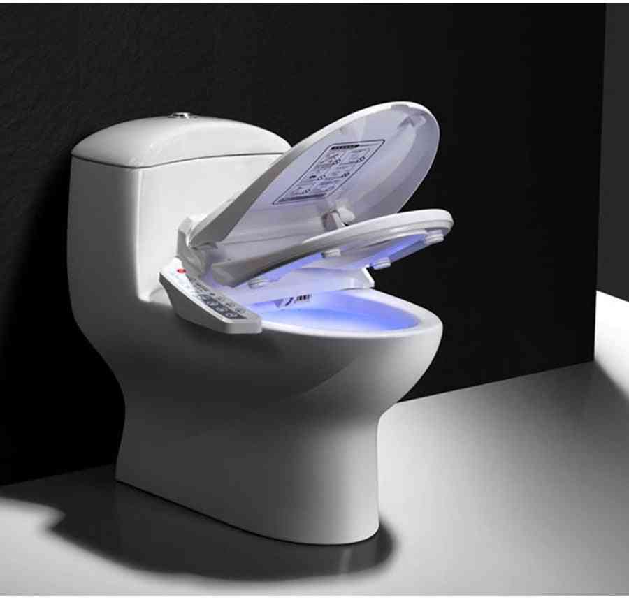 Smart toalettsete elektrisk bidetrekk, intelligent bidet varm ren tørr massasje - kort engelsk fjernkontroll
