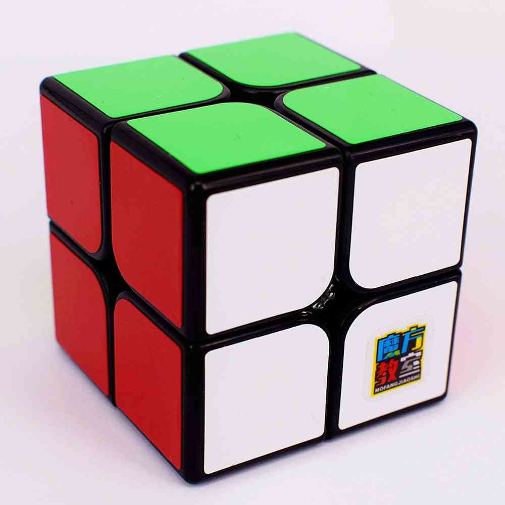 2x2x2 / 3x3x3 / 4x4x4 / 5x5x5 magic cube - speed cube puzzle per bambini - nero