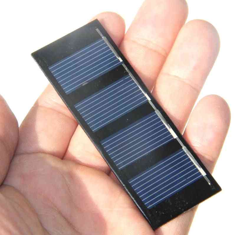 Mini polykristallijn diy zonnepaneel speelgoed, educatieve kits -