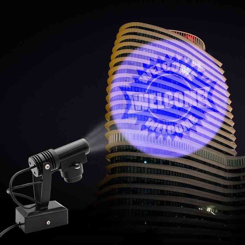 Welcome Projection Spot Light 110v / 220v, Us/eu Plug Rotating Lighting