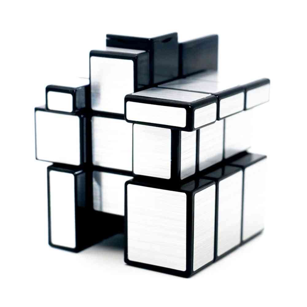 3x3x3 tükör bűvös kocka puzzle játékok matricákkal