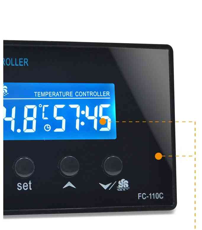 Controlador de termostato de sauna de control de salida de relé de 10a 220 v con sensor ntc
