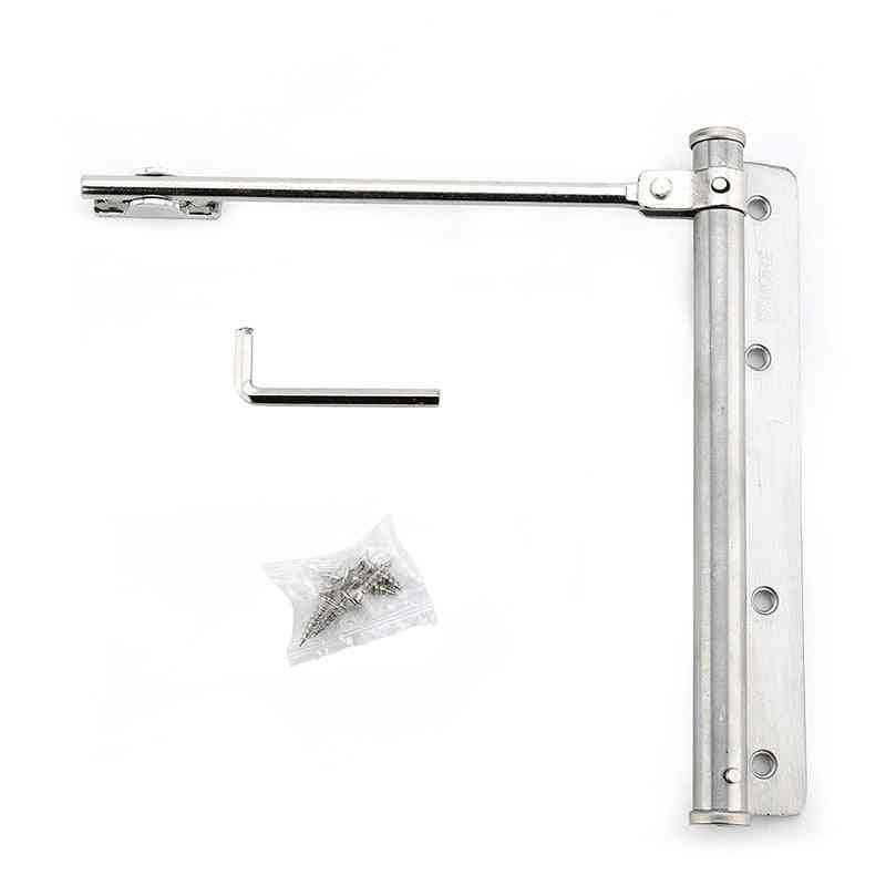 Adjustable Door Closer- Stainless Steel Automatic Spring Latch Hinge