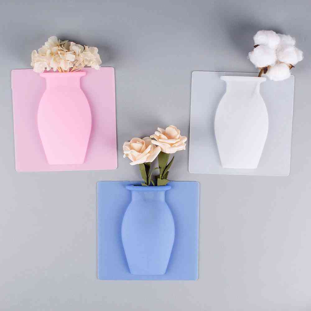 Wall Hanging Floret Bottle, Silicone Vase Container
