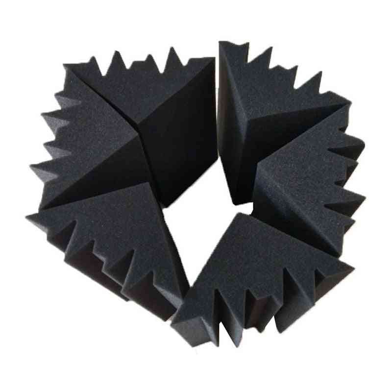 Nya 8-pack med 4,6 tum x 4,6 tum x 9,5 i svart ljudisolerande isoleringsbasfälla (svart)