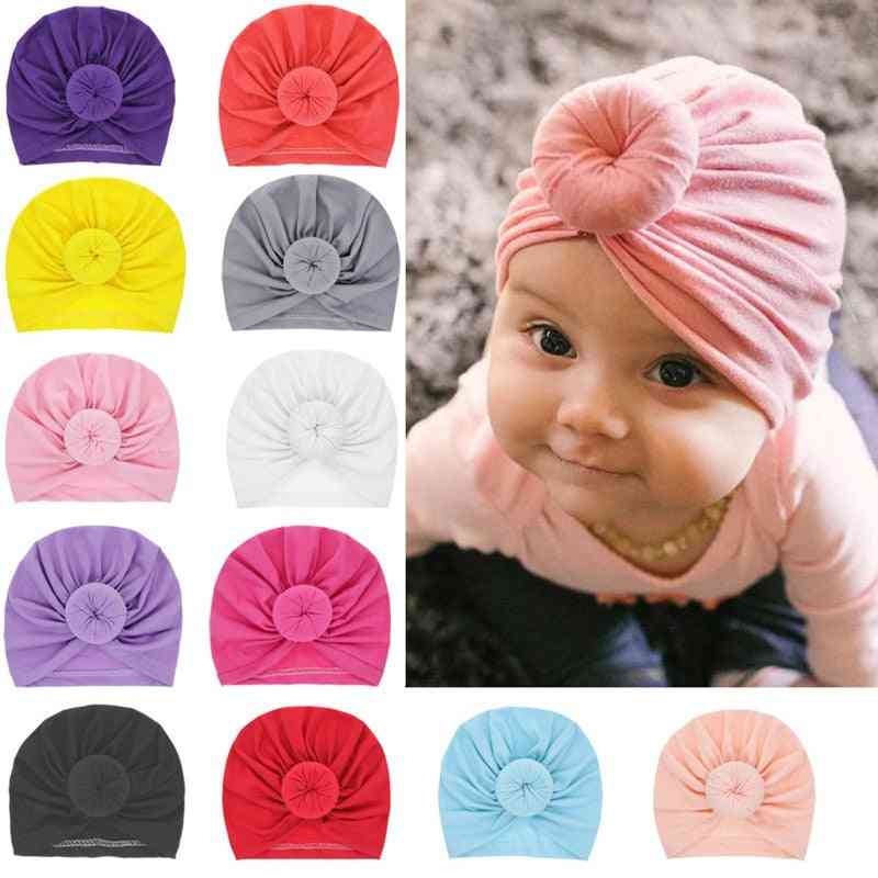 Solid Cotton, Kont Turban Style Headband For