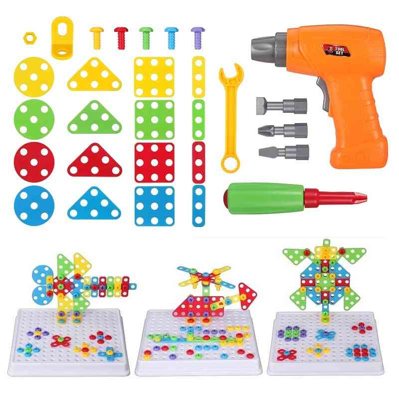 Electric Drill Screw, Nut Disassembly Creative Puzzle Toy For Kids