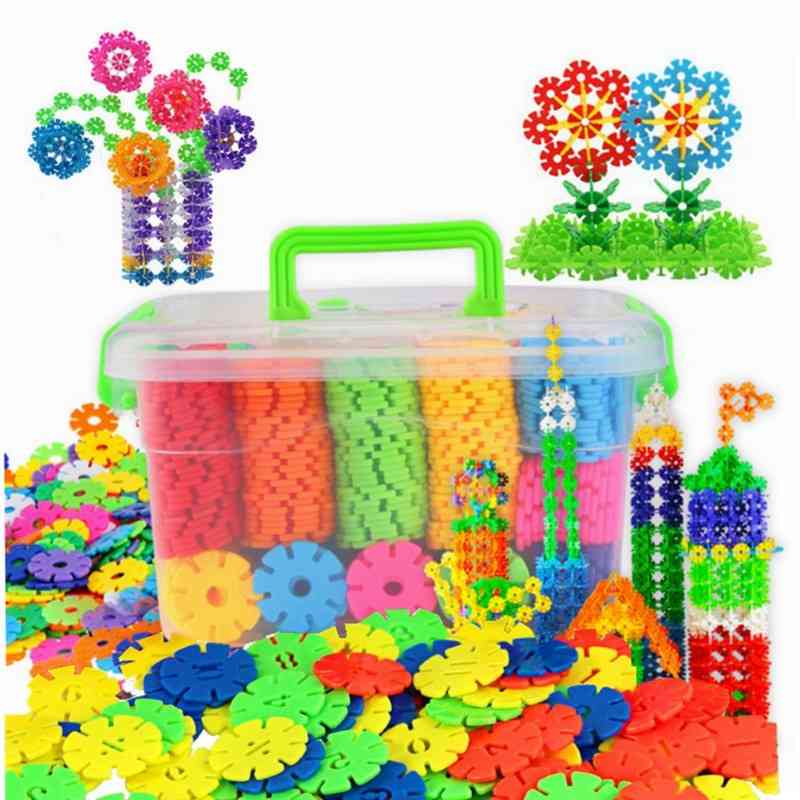 100 Stück mehrfarbige Bausteine - lehrreiches Kunststoffspielzeug für Kinder