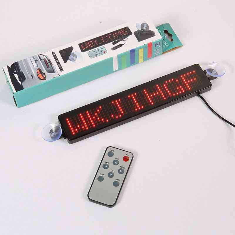 Semn programabil cu afișaj LED, telecomandă 7 * 41 pixeli vehicul cu mesaj de derulare