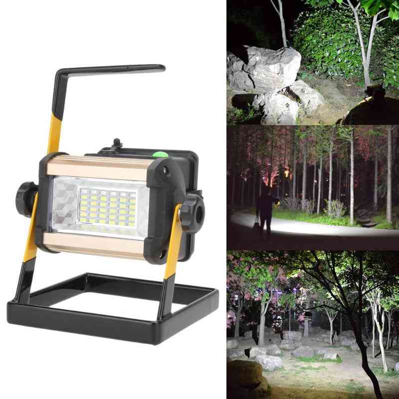 Reflector recargable lámpara de trabajo led portátil foco 2400lm foco de trabajo luz de trabajo al aire libre lámparas para acampar