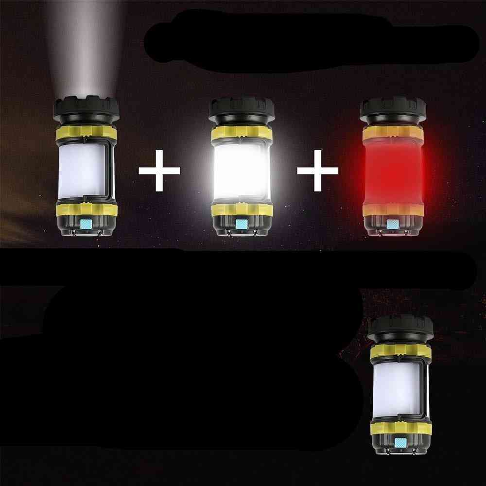 Led Camping Lamp - Usb Rechargeable Flashlight Emergency Torch