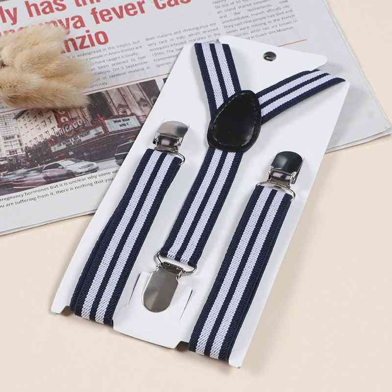 Boys & Adjustable Striped Suspenders