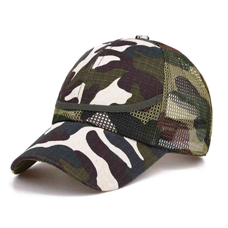 Outdoor Camouflage Baby Boy Mesh Baseball Cap - Summer / Autumn Net Casual Hats
