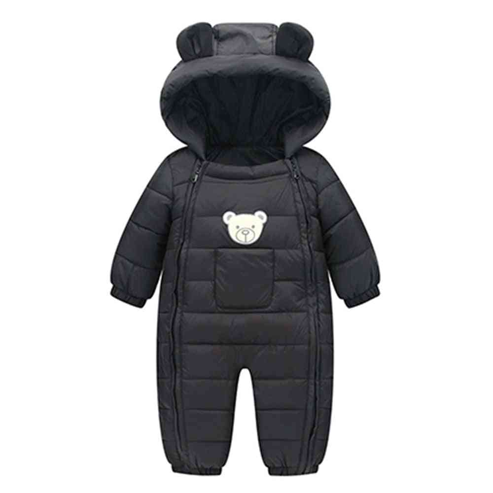 Newborn Baby Snowsuit-hooded Warm Jackets
