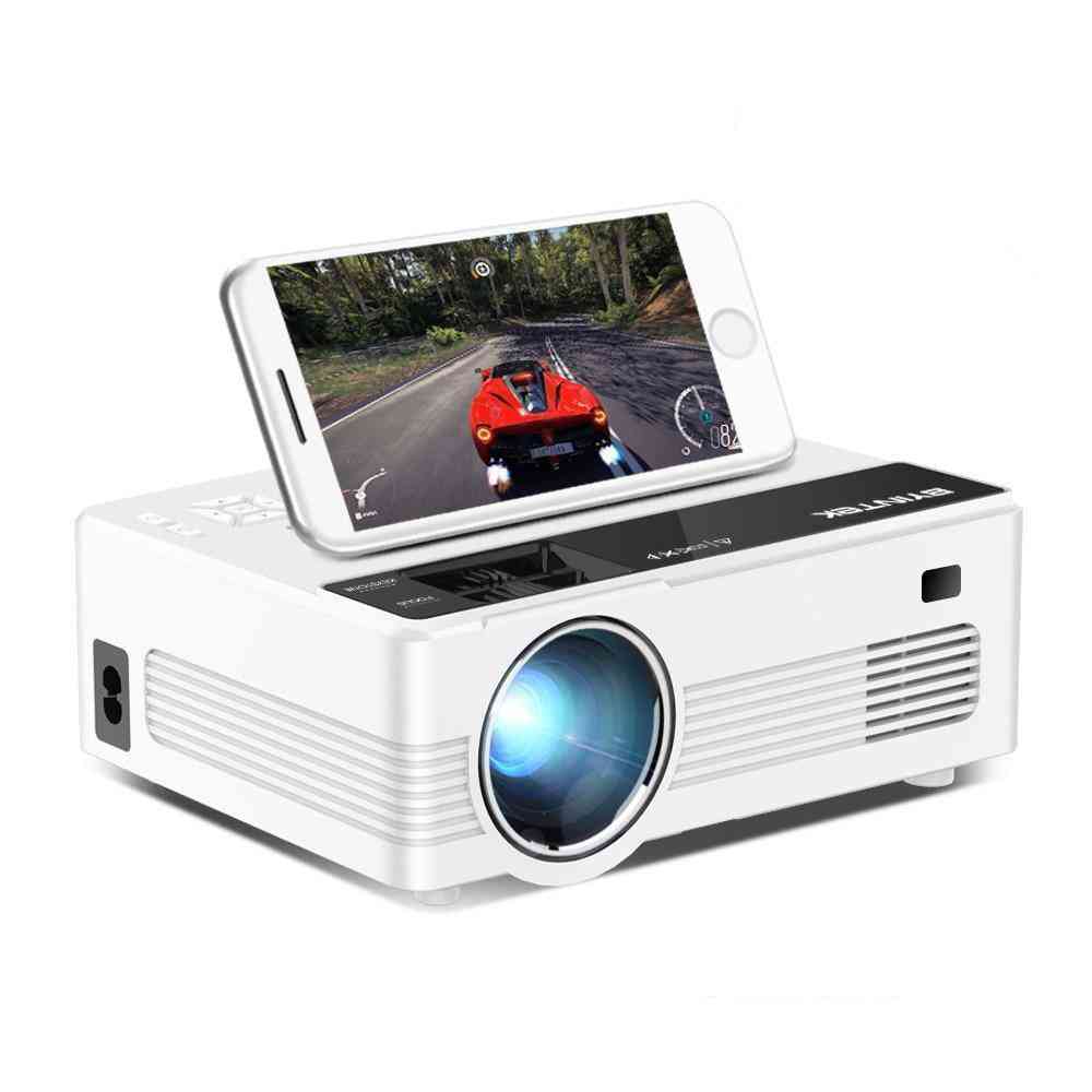 Mini proyector led hd portátil (caja de tv android 10 opcional), cine en casa de 150 pulgadas - c520 agregar caja de tv