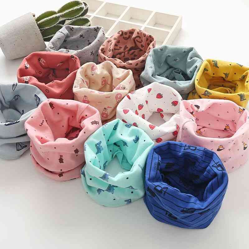 Bufanda de algodón de color para niños bufanda para niños anillo de bebé de invierno - silenciador para niños y niñas