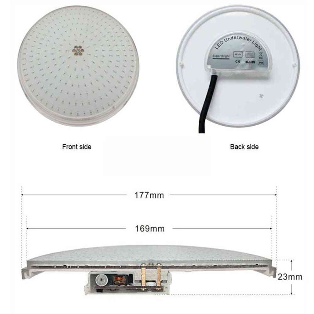 German 18w Resin Filled Swimming Pool Light, Piscinas Rgb Synchronous Switch Off/on Halogen Par56 Replacement
