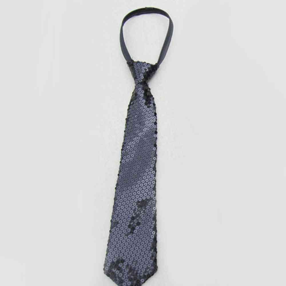 Cravată strălucitoare costum pentru băieți și fete